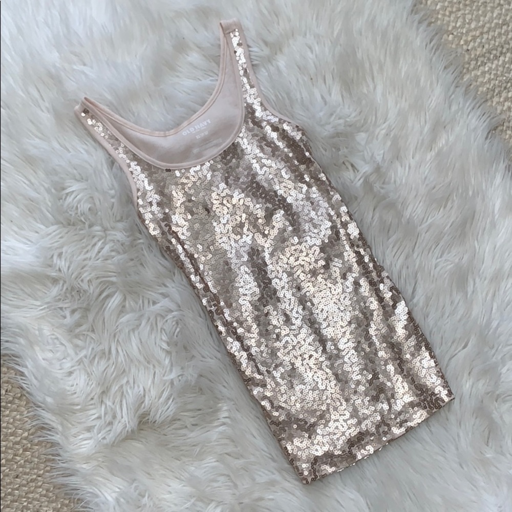 Old Navy Sequin Tanka